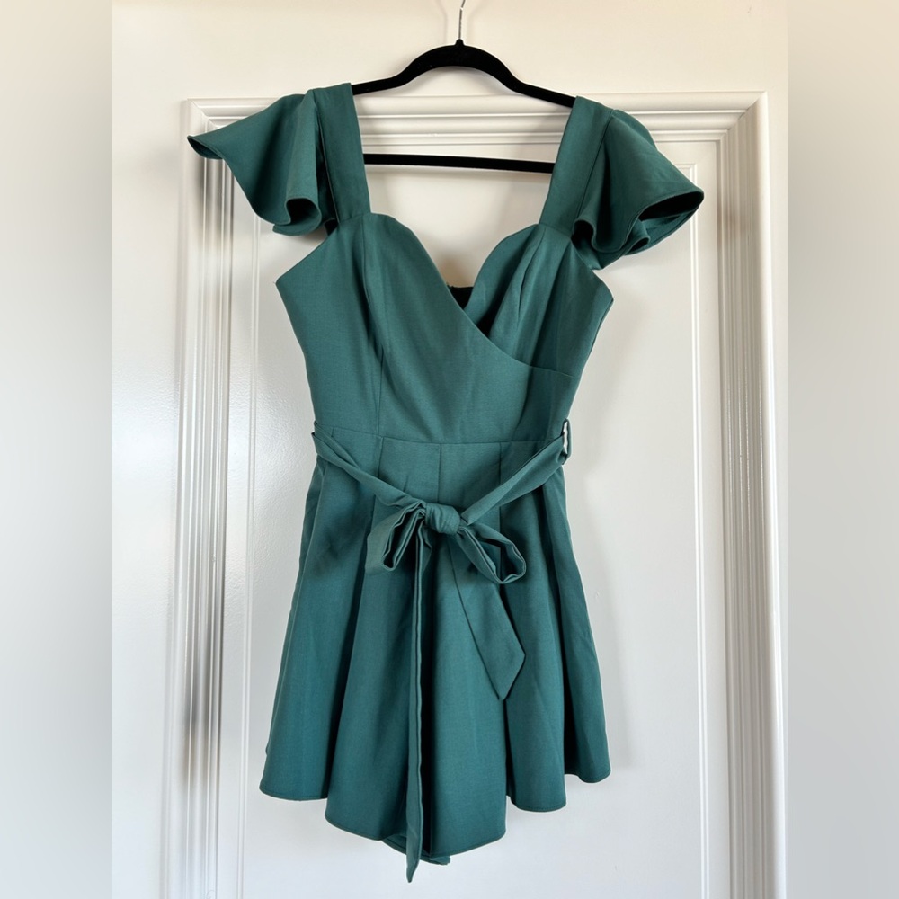 Ajoy Forest Green Romper